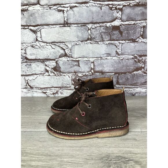 Paul Smith Junior Brown Suede Leather Chukka Lace Up Boots Boy’s Sz 27EU/10M US - Picture 1 of 16
